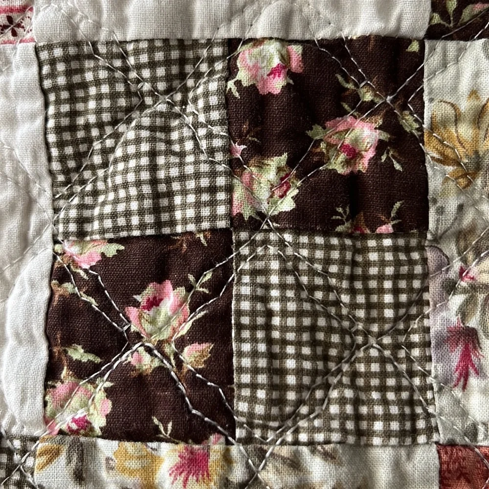 Vintage JCPenney Home Collection 102” x 73” Patch Cotton Quilt